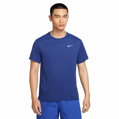 Nike Miler Men's Dri-FIT Short-Sleeve Running Top Court Blue Size XL