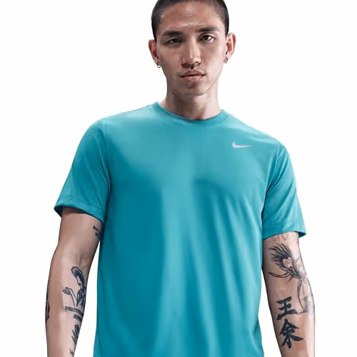 Nike Men's Dri-FIT Athletic Fit T-Shirt Aquarius Blue Size XXL