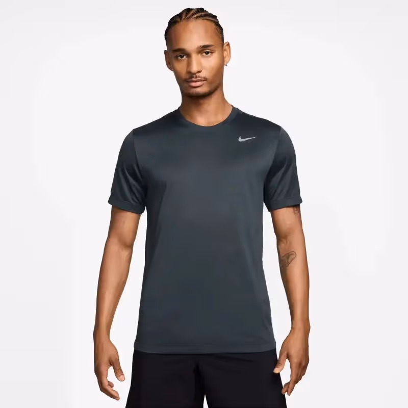 Nike Men's Dri-FIT Athletic Fit T-Shirt Light Carbon Size XXL