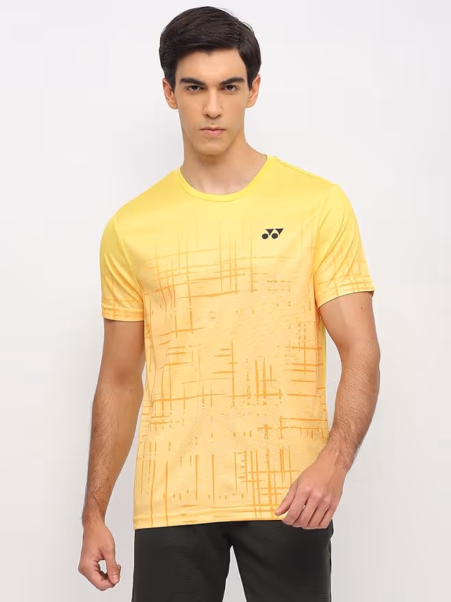 Yonex Men's Badminton T-Shirt Lemon Zest Size XL