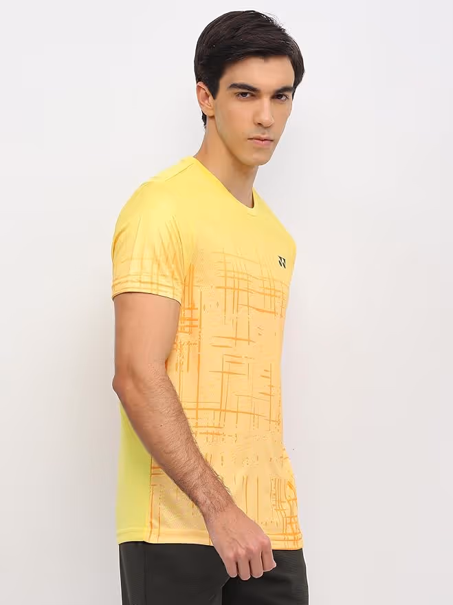 Yonex Men's Badminton T-Shirt Lemon Zest Size XL