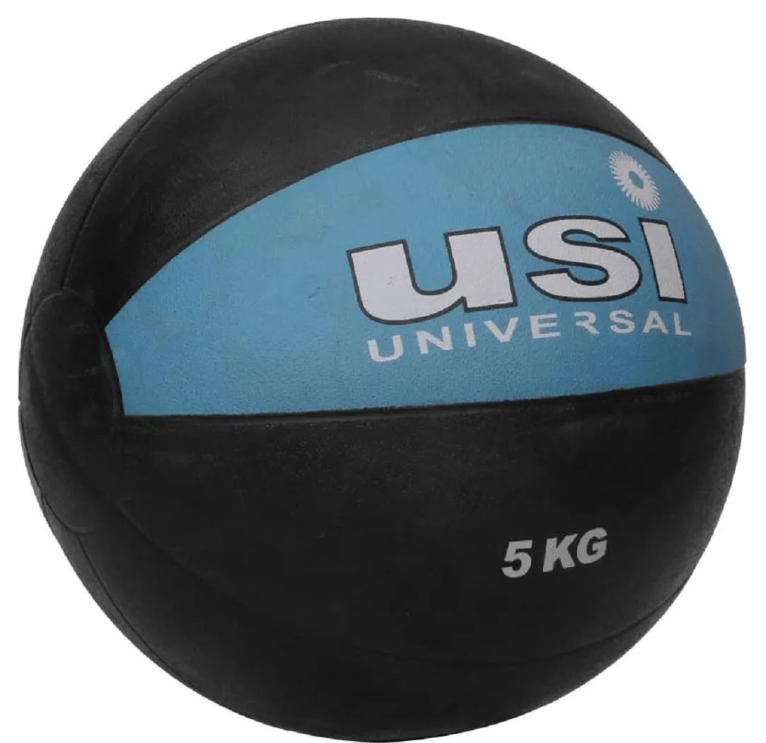 USI Universal 787PVH Rubber Medicine Ball 5 kg High Bounce Textured Finish Core Training