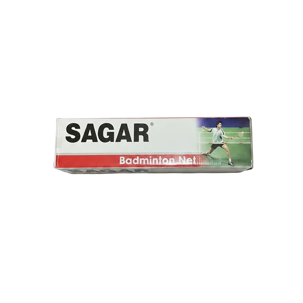Sagar 555 BN Badminton Net Nylon Match Quality